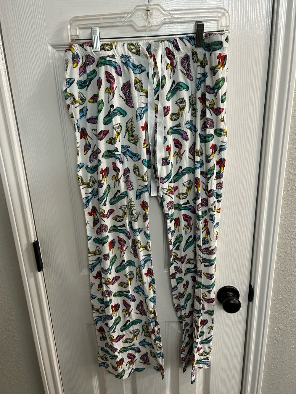 Disney Parks women’s size medium princess heels shoes theme lounge pj pants